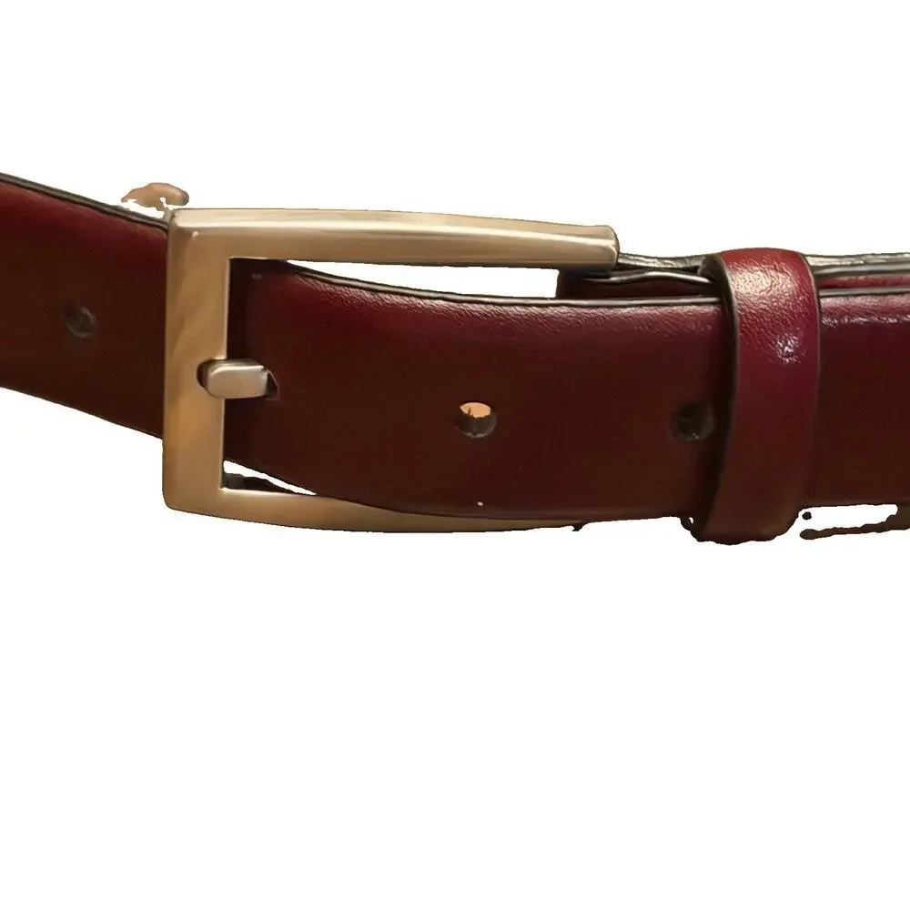 JOS A BANK Genuine Leather Dress Belt Men’s Size 42 Cognac Brown Classic 3821